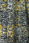 Italian dijon/black/white boucle' sweater knit