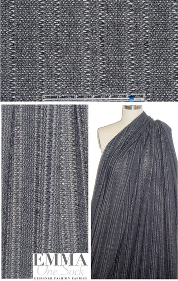 NY designer stretchy novelty stitch sweater knit 1.25 yds