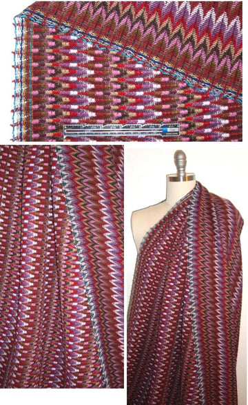 NY designer reversible missoni-esque sweater knit