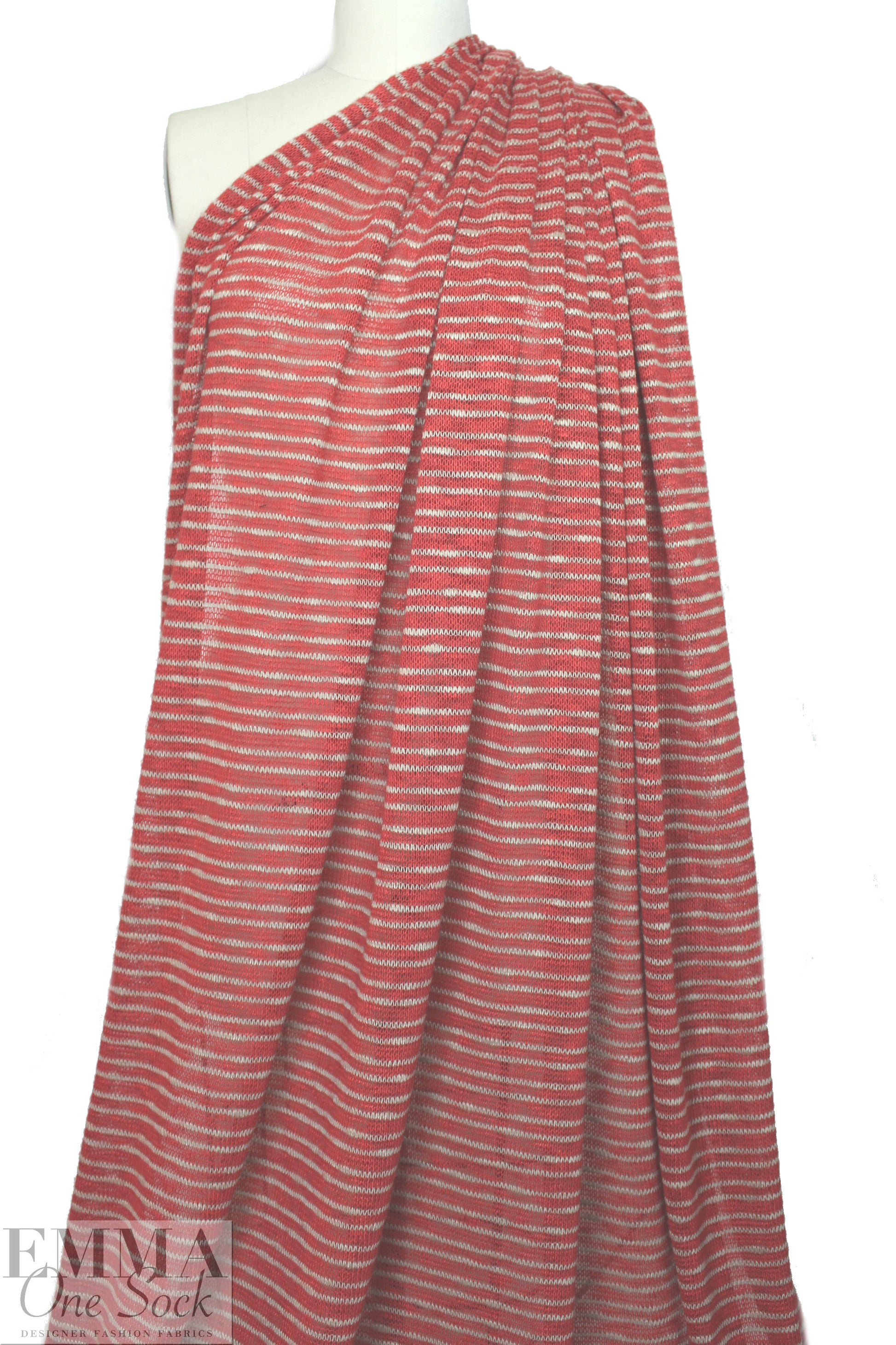 Sp1endid lightweight sweater knit - red/khaki stripe