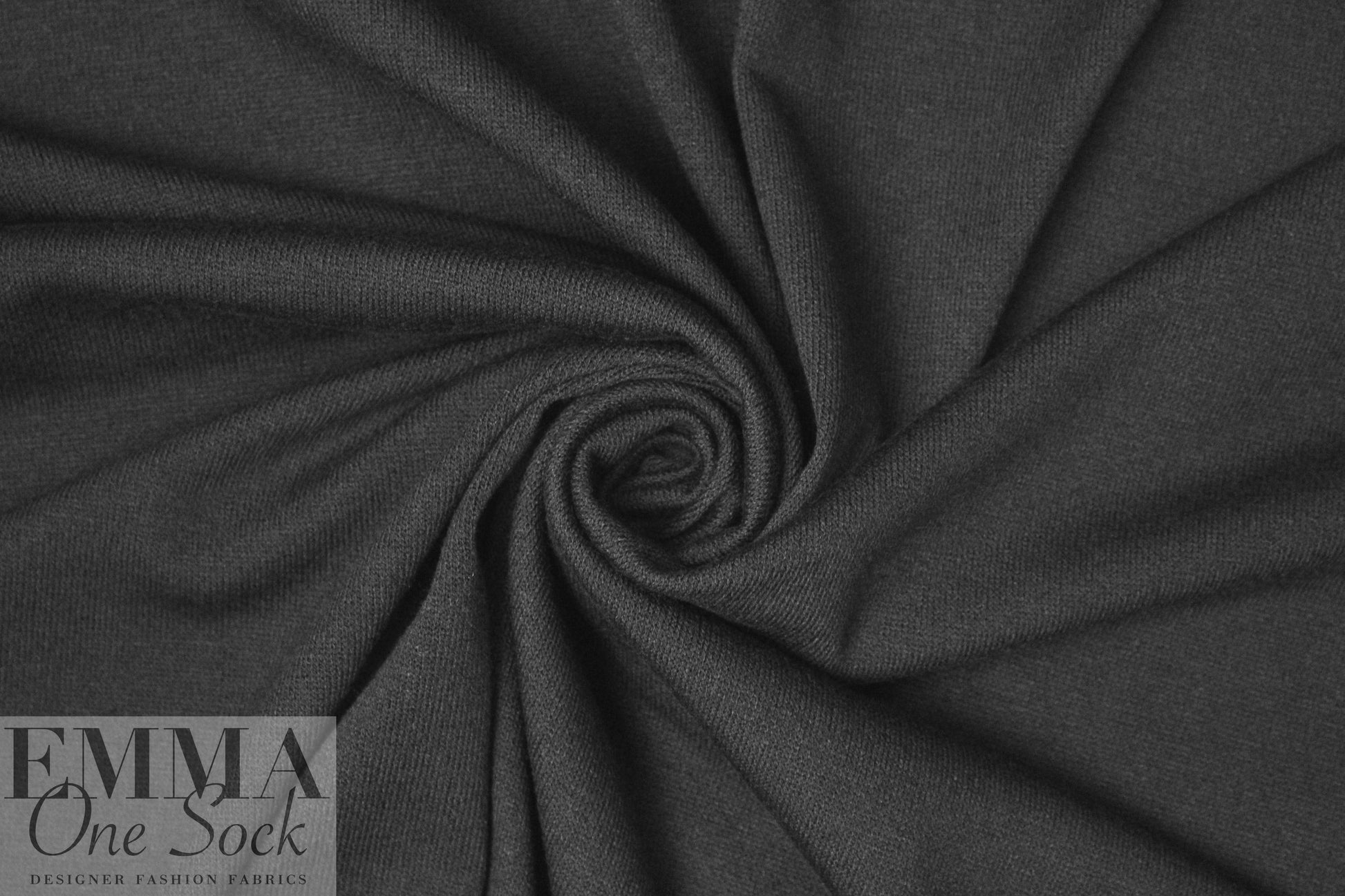 soft and drapey sweater knit - black 1.75 yds