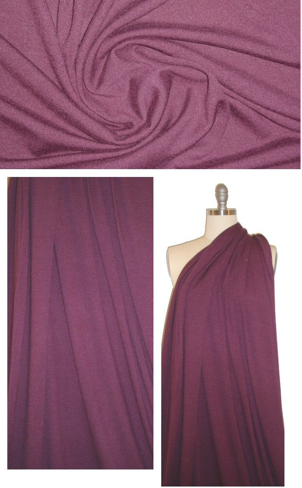 soft and drapey sweater knit - magenta 1.5 yd
