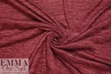 variegated yarn dye sweater knit - claret blend 1.375 yd