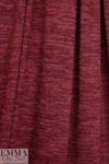 variegated yarn dye sweater knit - claret blend 1.75 yds