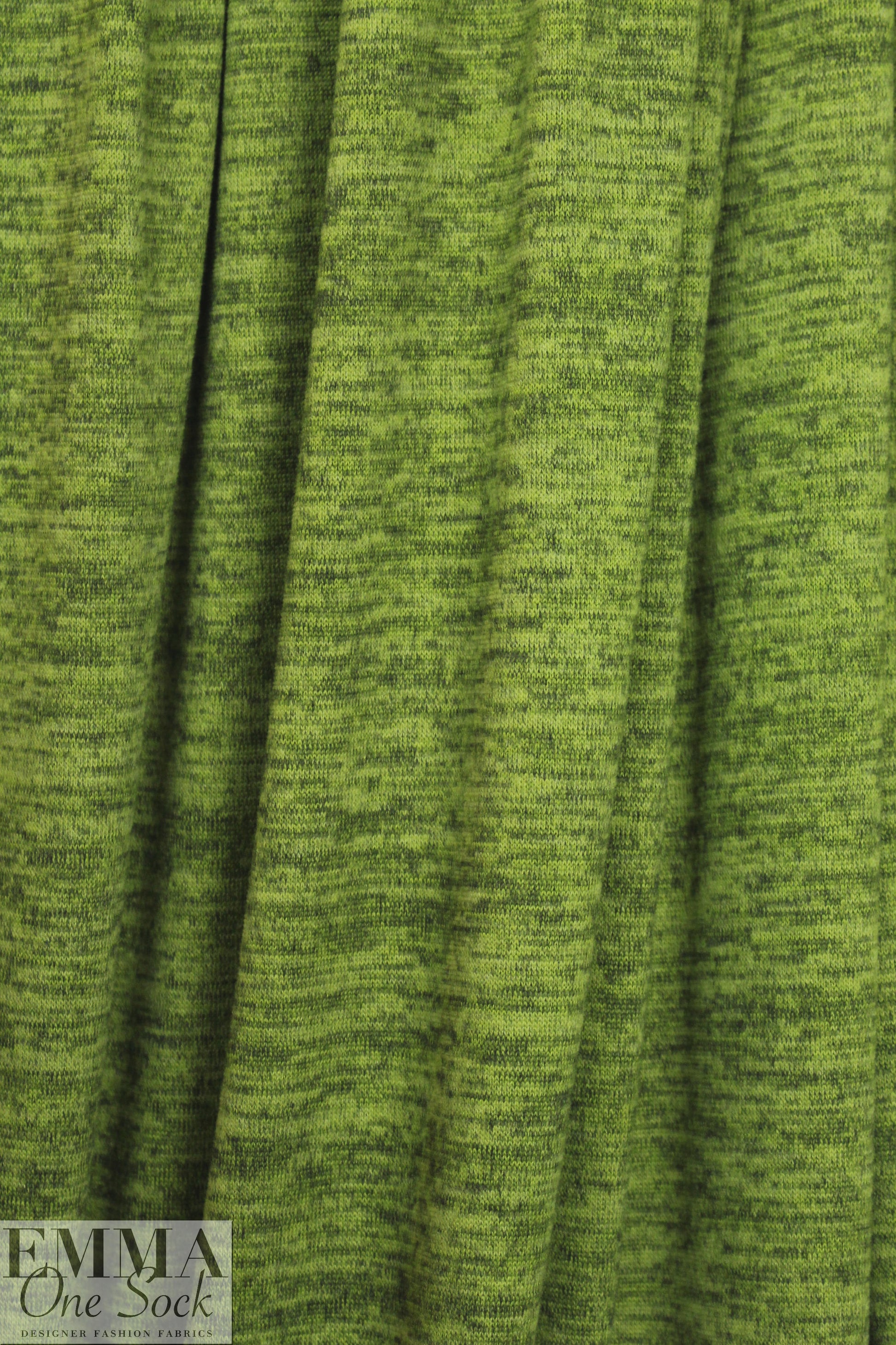 variegated yarn dye sweater knit - kiwi mix 2 yd