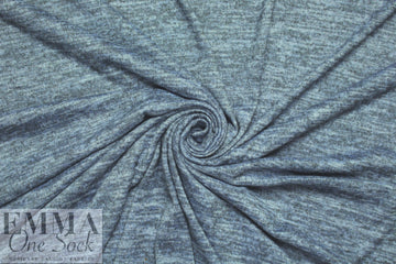 variegated yarn dye sweater knit - powder blue
