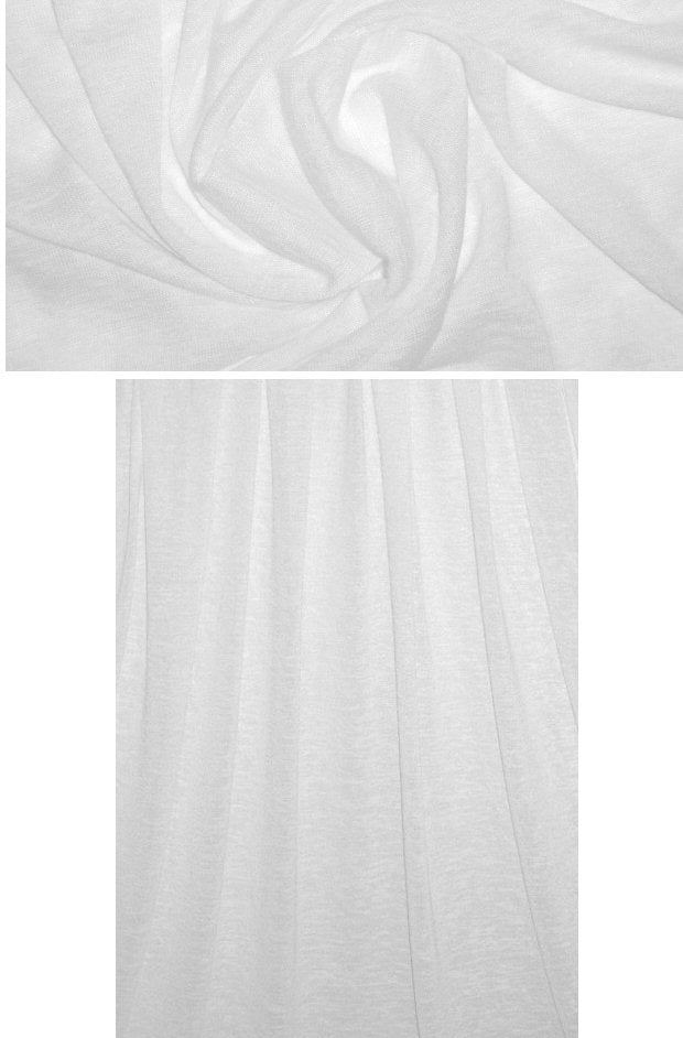 variegated yarn dye sweater knit - white 1.875 yd