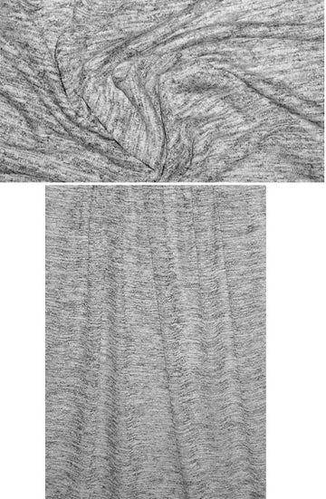 variegated yarn dye sweater knit - salt-pepper