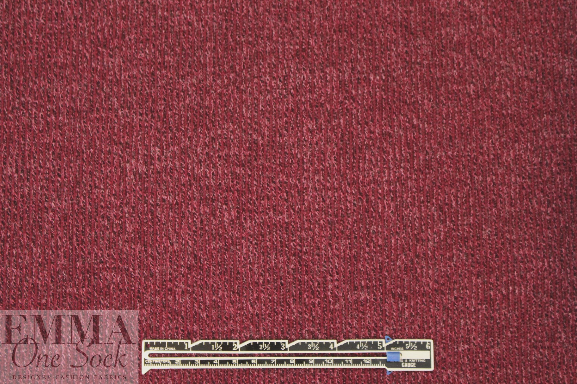 tweedy ribbed sweater knit - bordeaux/mauve
