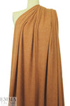 tweedy ribbed sweater knit - burnt orange 1.66 yd
