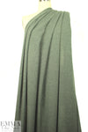 tweedy ribbed sweater knit - dusty sage 1.125 yds