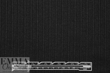 mini cable rayon blend sweater knit - black 2.5 yds