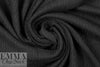 mini cable rayon blend sweater knit - black 1.75 yd