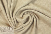 mini cable rayon blend sweater knit - sandalwood .5 yds