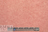 mini cable rayon blend sweater knit - coral salmon .875 yds