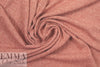 mini cable rayon blend sweater knit - coral salmon 1.25 yds