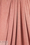 mini cable rayon blend sweater knit - coral salmon 1.875 yd