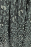 heathered, printed sweater knit - spotted gray 1.625 yd