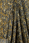 heathered, printed sweater knit - spotted dijon