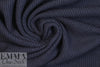 thick and soft waffle weave sweater knit - midnight .75 yds