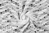 eyelet stitch poly/cotton knit, Oeko-Tex certified - white 1.75 yd