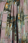 'metropolis' design sweater knit - dusty pink 1 yard