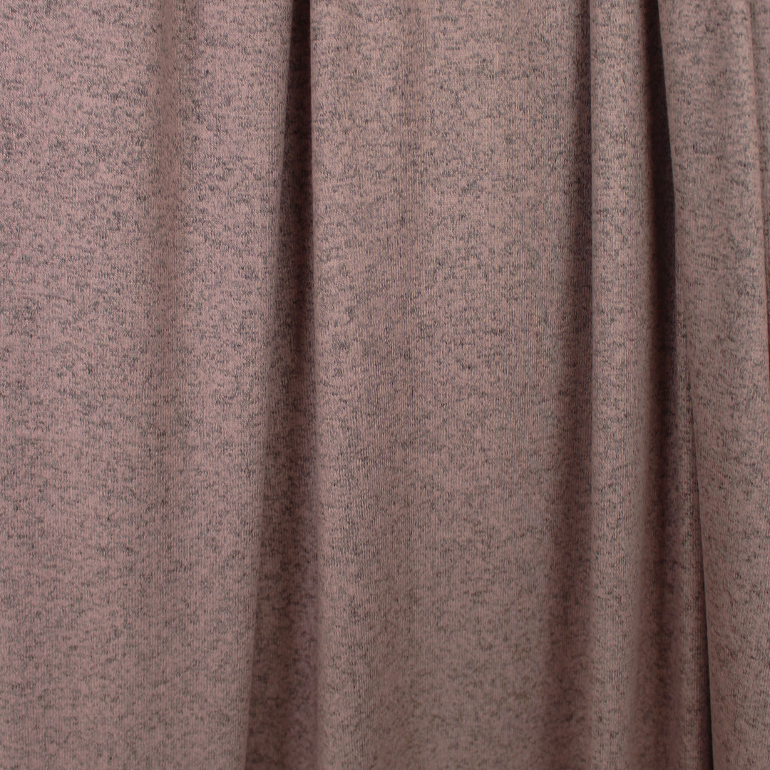 super-soft rayon blend brushed sweater knit - dusty mauve 1.625 yd