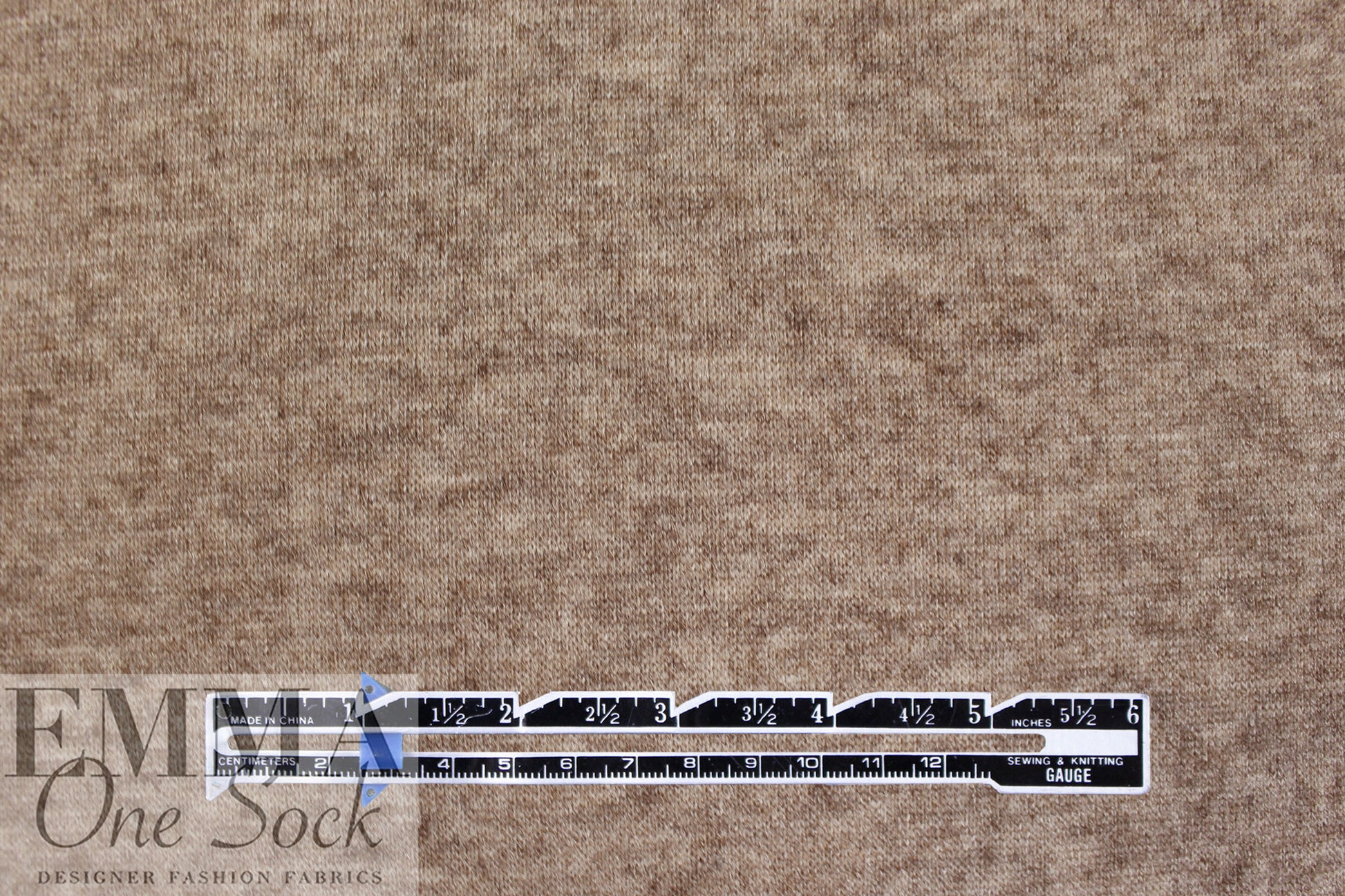 super soft heathered rayon blend sweater knit - driftwood .75 yds