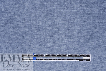 super soft heathered rayon blend sweater knit - denim 1.5 yd