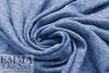 super soft heathered rayon blend sweater knit - denim 1.5 yd