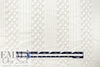 'diamonds and bands' pointelle sweater knit - light cream 1.5 yd