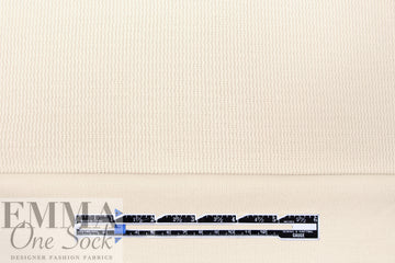 'demi knit' rayon blend textured sweater knit- ivory .625 yds