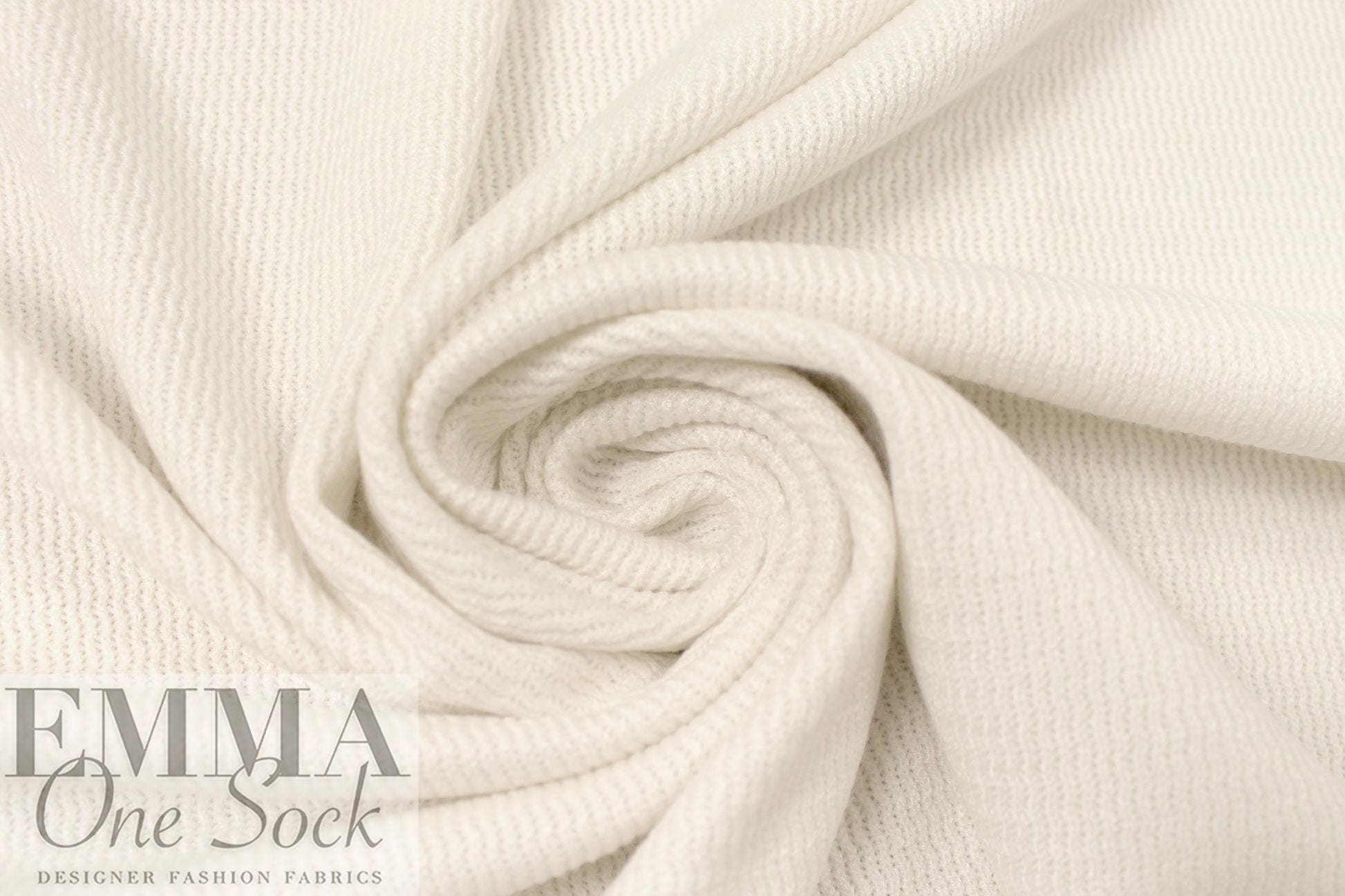 'demi knit' rayon blend textured sweater knit- ivory 1.625 yds