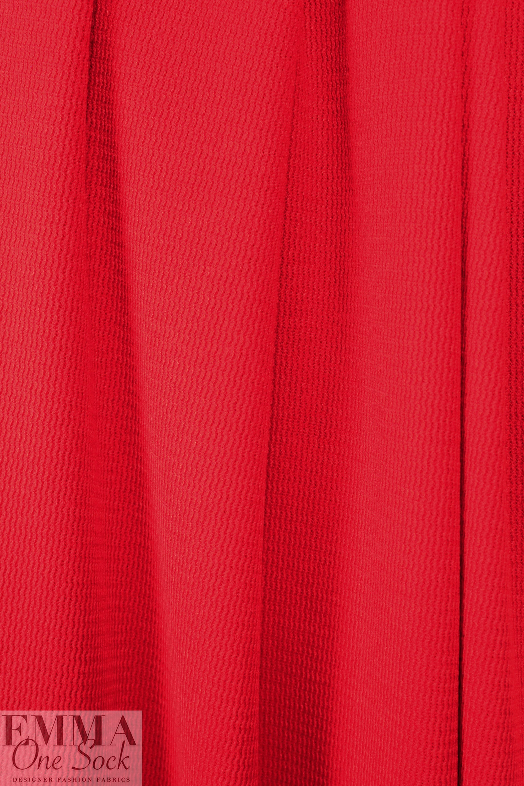 'demi knit' rayon blend textured sweater knit- red 1.75 yds