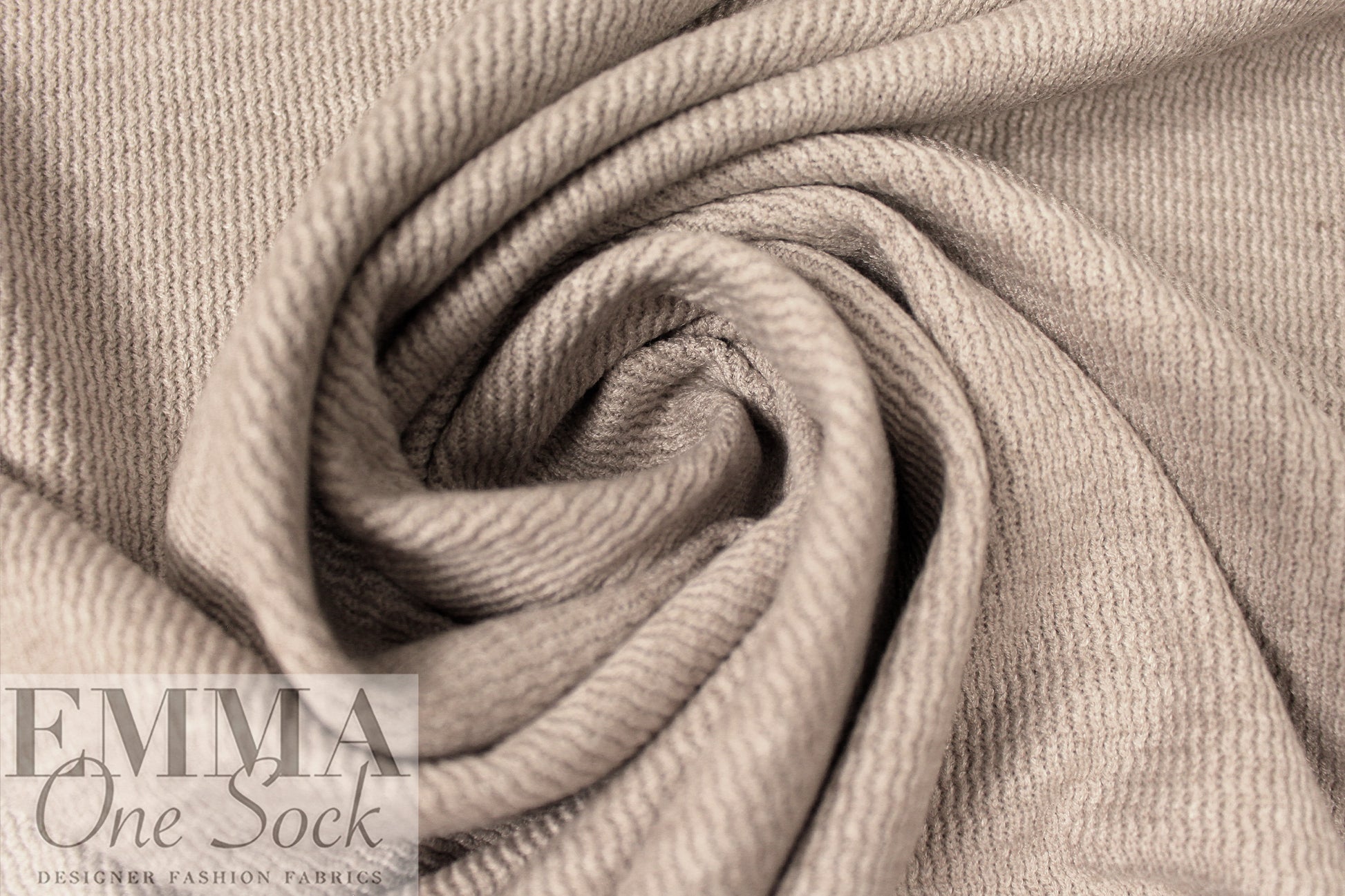 'demi knit' rayon blend textured sweater knit- heather beige 1.5 yds
