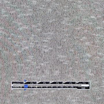 CA designer variegated rayon sweater knit - frosty gray 1.125 yds