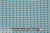 famous designer 'fairisle' sweater knit - turquoise/midnight