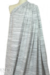CA designer cotton french terry knit - variegated gray