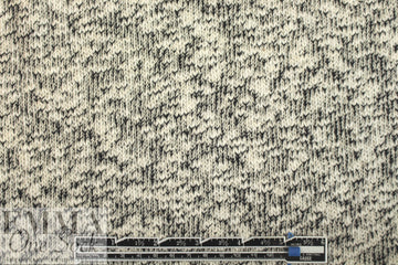 CA designer salt-pepper tweedy cotton sweater knit 1.75 yds