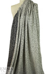 CA designer salt-pepper tweedy cotton sweater knit