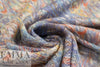 CA designer 'abstract expression' wool blend sweater knit 2 yd