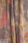 CA designer ikat floral wool blend sweater knit 2.25 yd