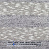 CA designer tweedy stripe sweater knit - black/silver/cream 2 yds