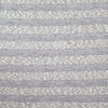 CA designer tweedy stripe sweater knit - black/silver/cream 2 yds