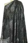 Italian sketchy chevron jacquard sweater knit 1.375 yd