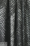 Italian sketchy chevron jacquard sweater knit