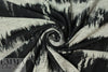 CA designer edgy ink blot cotton blend sweater knit 1.5 yd