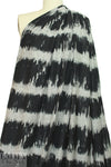 CA designer edgy ink blot cotton blend sweater knit 1.5 yd