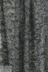 CA designer metallic infused black sweater knit .75 yds