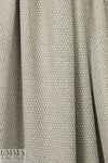 Italian warm gray knotted stitch cotton sweater knit 1.125 yds